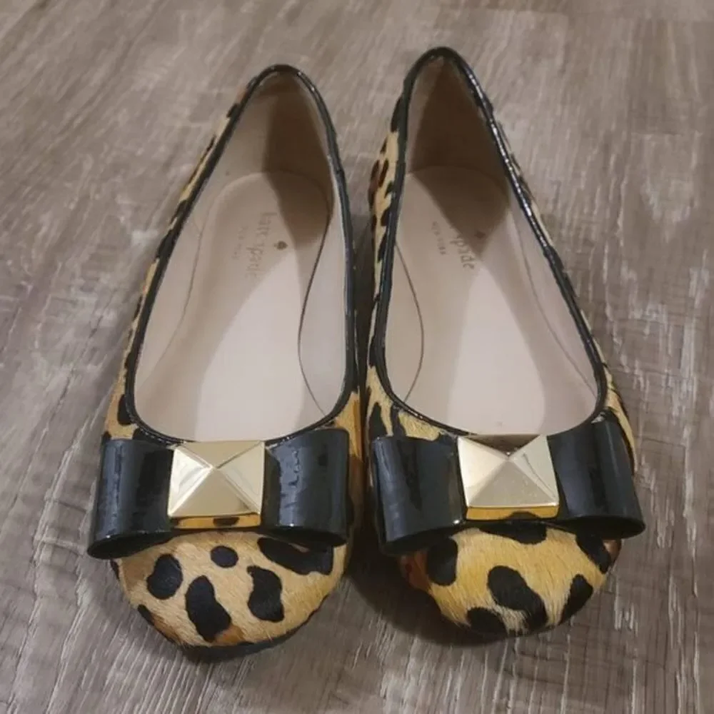 Kate Spade Tula Ballerina Leopard‎ Print Flats